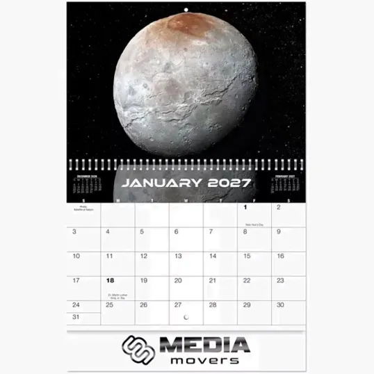 Images From Space Spiral Wall Calendar — view 3