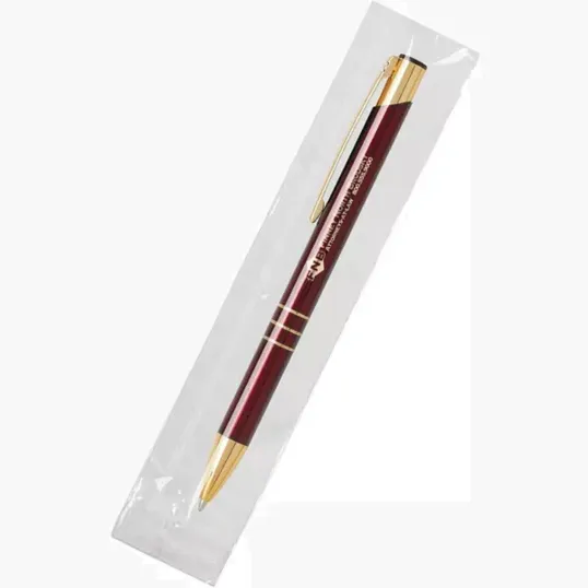 Delane Gold Cello-Wrapped Ballpoint Pen
