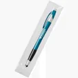 Resolve Stylus Cello Wrapped Pen with Rubber Grip