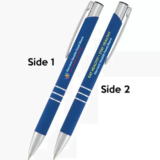 Delane® Spectrum Softex Retractable Pen, Full Color Imprint — view 2