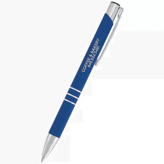 Delane Spectrum Soft Touch Retractable Pen — view 3