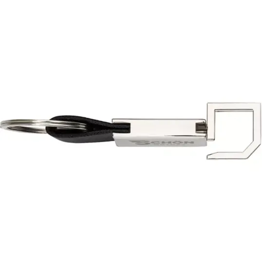 Traverse Keychain with Leatherette Detailing — view 5