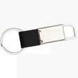 Traverse Keychain with Leatherette Detailing — view 3