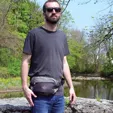 Sling Waist Bag in Cool Gray — view 6