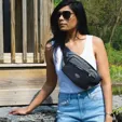 Sling Waist Bag in Cool Gray — view 5
