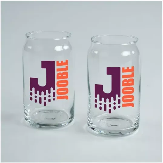 Can Shape Glass Gift Set of 2