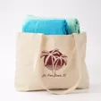 Zippered Cotton Canvas Tote, 12 oz — view 2