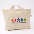 Zippered Cotton Canvas Tote, 12 oz