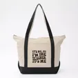 Saratoga Zippered Cotton Boat Bag, 12 oz