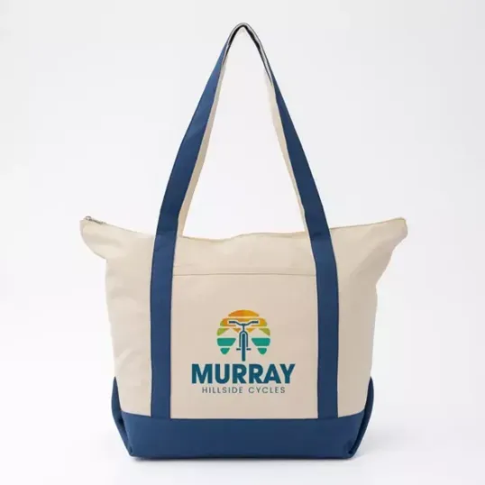 Saratoga Zippered Cotton Boat Bag, 12 oz