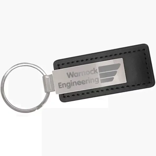 Dual Leatherette Keychain Gift Set — view 2
