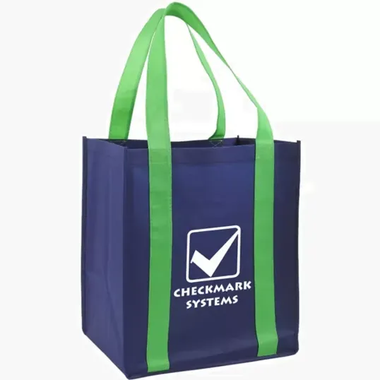 Colossal Grocery Tote with Color Straps