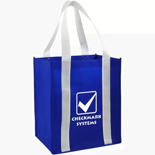 Colossal Grocery Tote with Color Straps — view 2