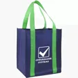 Colossal Grocery Tote with Color Straps