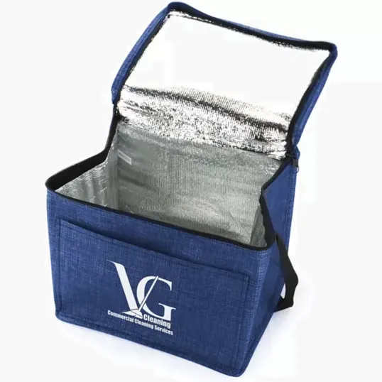 Silver-Tone Cooler Bag — view 3