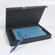 Montabella Journal and Ultima Softex Pen Set, Debossed — view 5