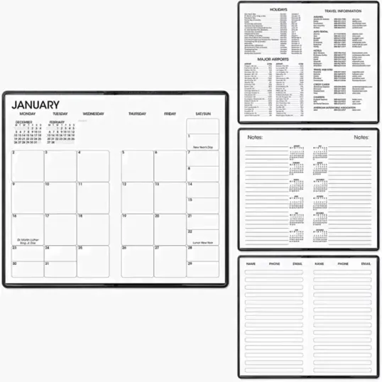 Nouveau Work Monthly Planner — view 8