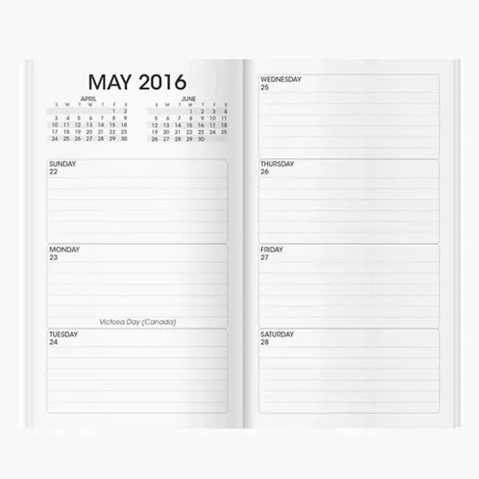 Concord Classic Weekly Pocket Planner — view 2
