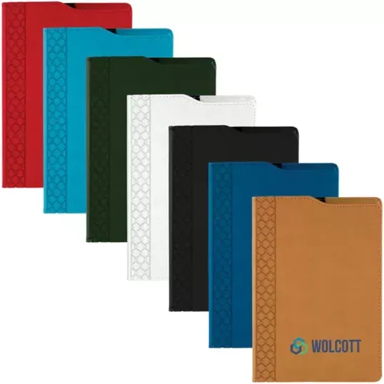 Full Color Montabella Journal, 5.85 x 8.75 Faux Leather Notebook — view 6