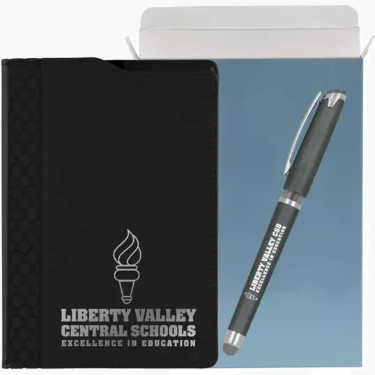 Montabella Journal and Compass Pen Gift Set
