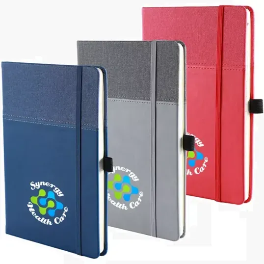 Full Color Newport Journal, 5.85 x 8.25 Faux Leather Notebook — view 6