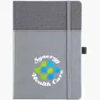 Full Color Newport Journal, 5.85 x 8.25 Faux Leather Notebook — view 3