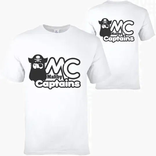 100% Cotton T-Shirt, White — view 2