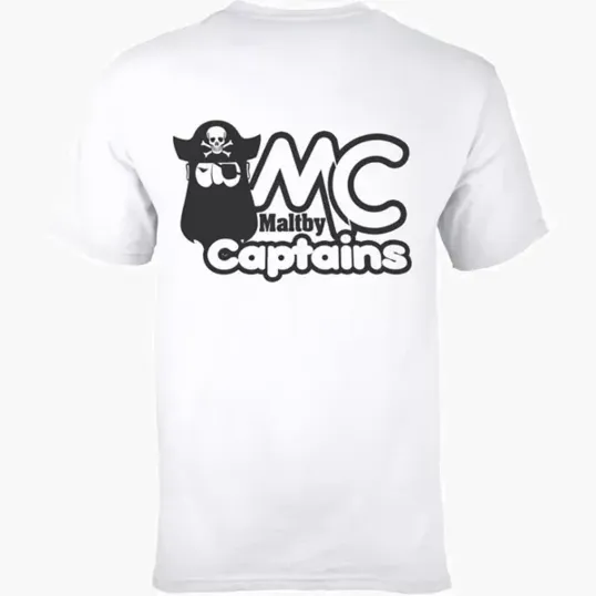 100% Cotton T-Shirt, White — view 3