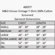 M&O Unisex Vintage T-Shirt, 100% Cotton — view 6