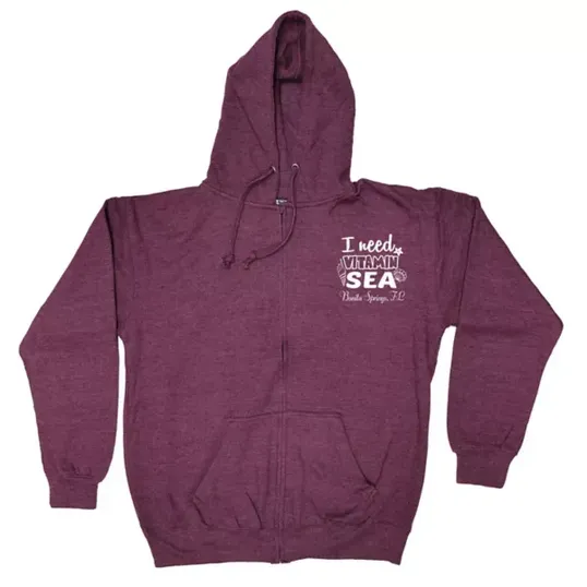 Adult Full Zip Vantage Heather Hoodie — view 7