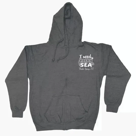Adult Full Zip Vantage Heather Hoodie — view 6