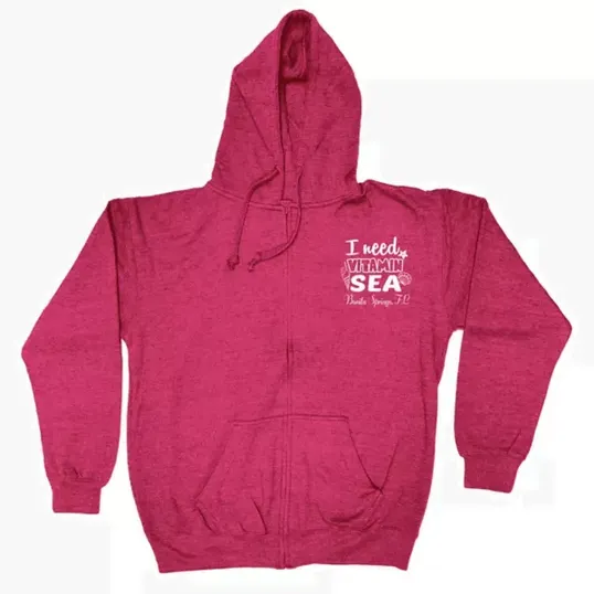 Adult Full Zip Vantage Heather Hoodie — view 4