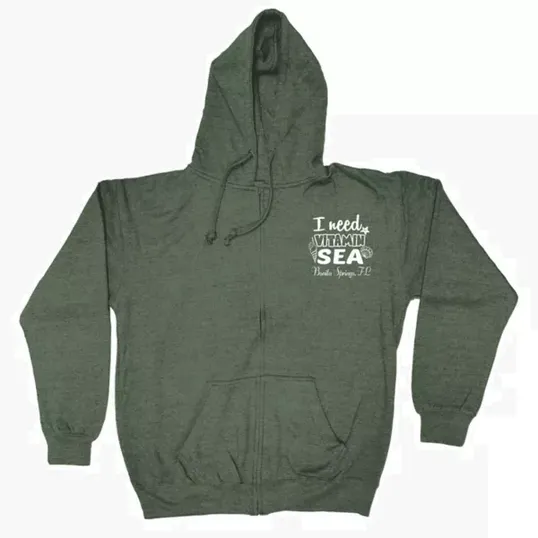 Adult Full Zip Vantage Heather Hoodie — view 3