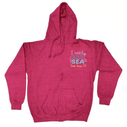 Adult Full Zip Vantage Heather Hoodie — view 4