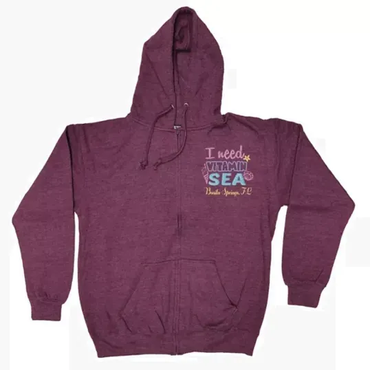 Adult Full Zip Vantage Heather Hoodie — view 7