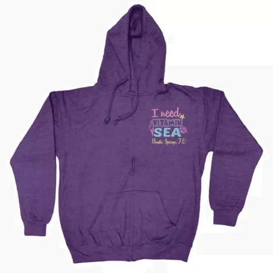 Adult Full Zip Vantage Heather Hoodie — view 5
