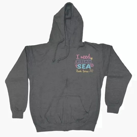 Adult Full Zip Vantage Heather Hoodie — view 6