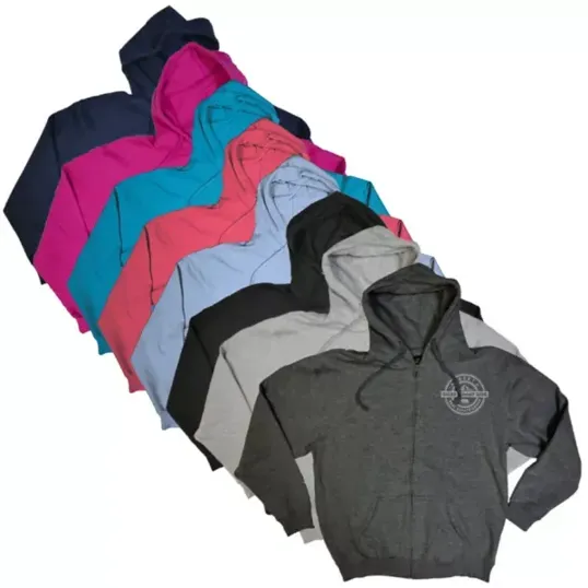 Unisex Fleece Full Zip Hoodie — view 2