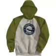 Adult Fleece Colorblock Baseball Hoodie — view 4