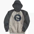 Adult Fleece Colorblock Baseball Hoodie — view 3