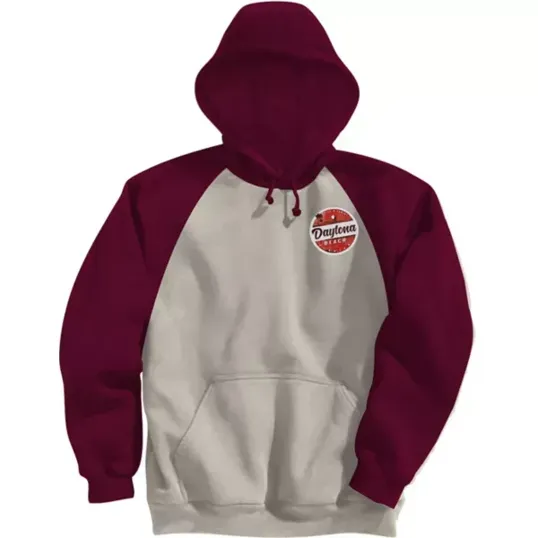 Adult Fleece Colorblock Baseball Hoodie — view 2