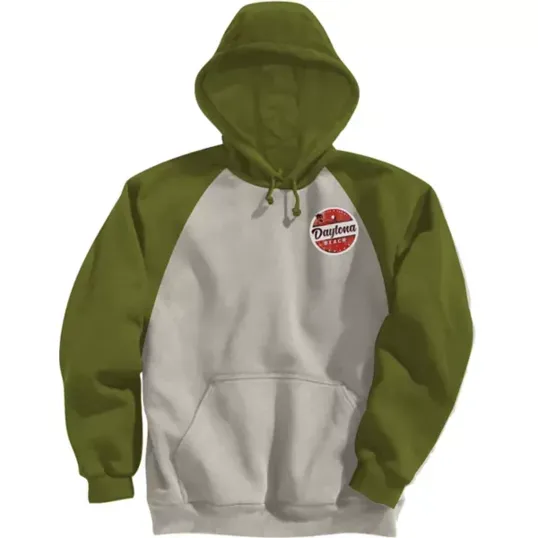 Adult Fleece Colorblock Baseball Hoodie — view 4