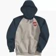Adult Fleece Colorblock Baseball Hoodie — view 5