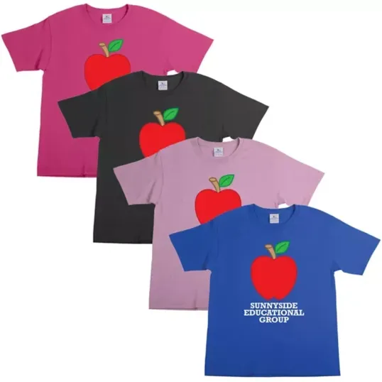 Youth 100% Cotton T-Shirt, Full Color — view 2
