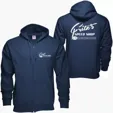 Zippered Hoodie, 50/50 Cotton Polyester — view 3