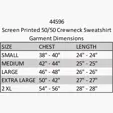 Crewneck Sweatshirt, Screen Print — view 7