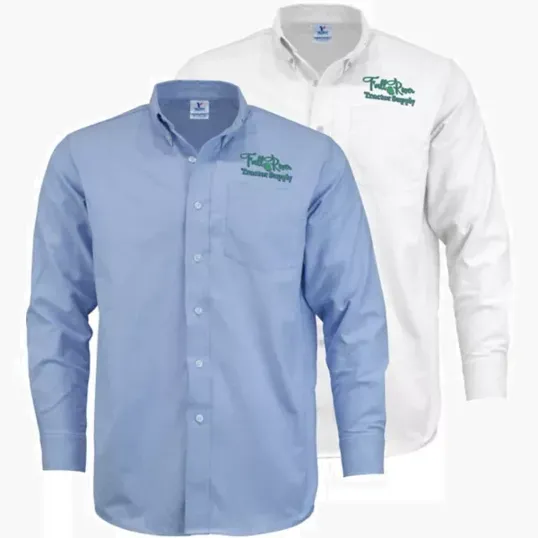Men's Long Sleeve Oxford Shirt — view 3