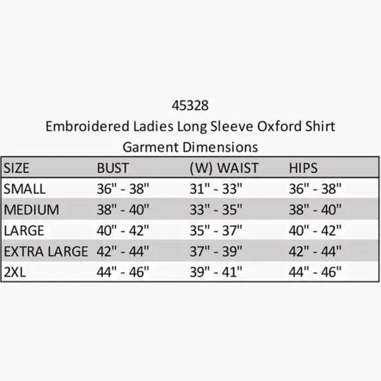 Women's Long Sleeve Oxford Shirt — view 5