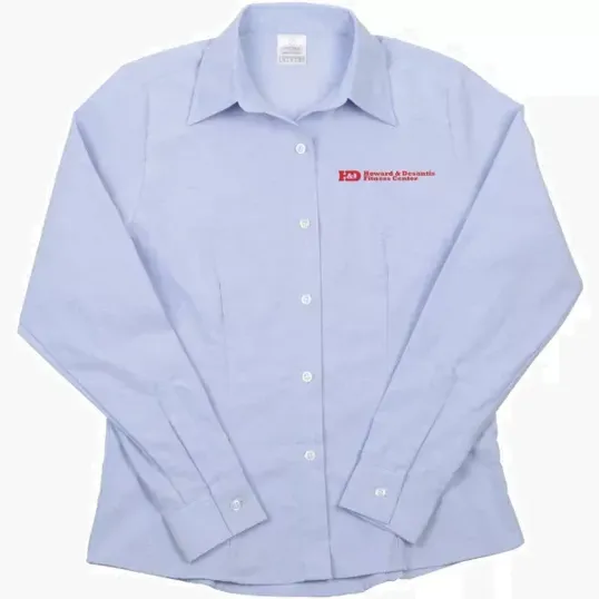 Women's Long Sleeve Oxford Shirt