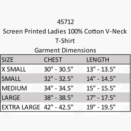 Ladies Cotton V-Neck T-Shirt — view 5